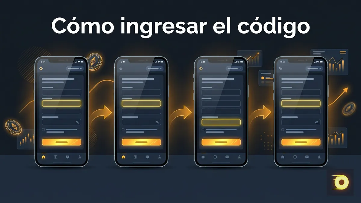 Secuencia de pantallas en español mostrando dónde se ingresa el código promocional al registrarse en Rollbit Chile