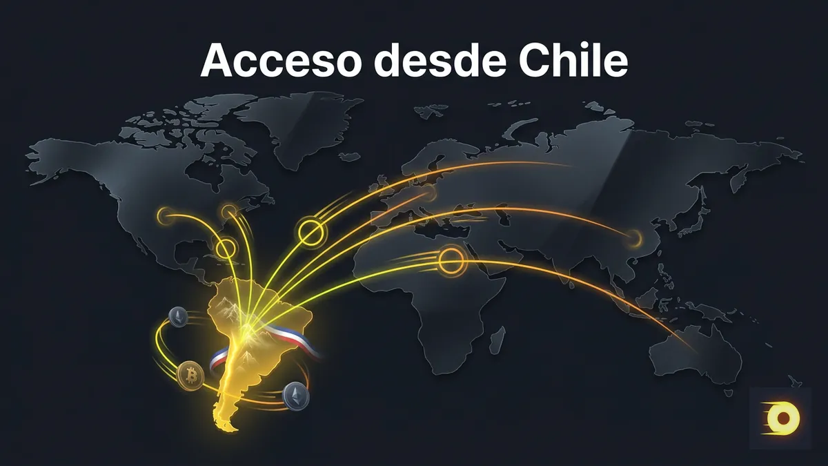 Mapa digital con acento andino que muestra la disponibilidad de Rollbit para jugadores en Chile