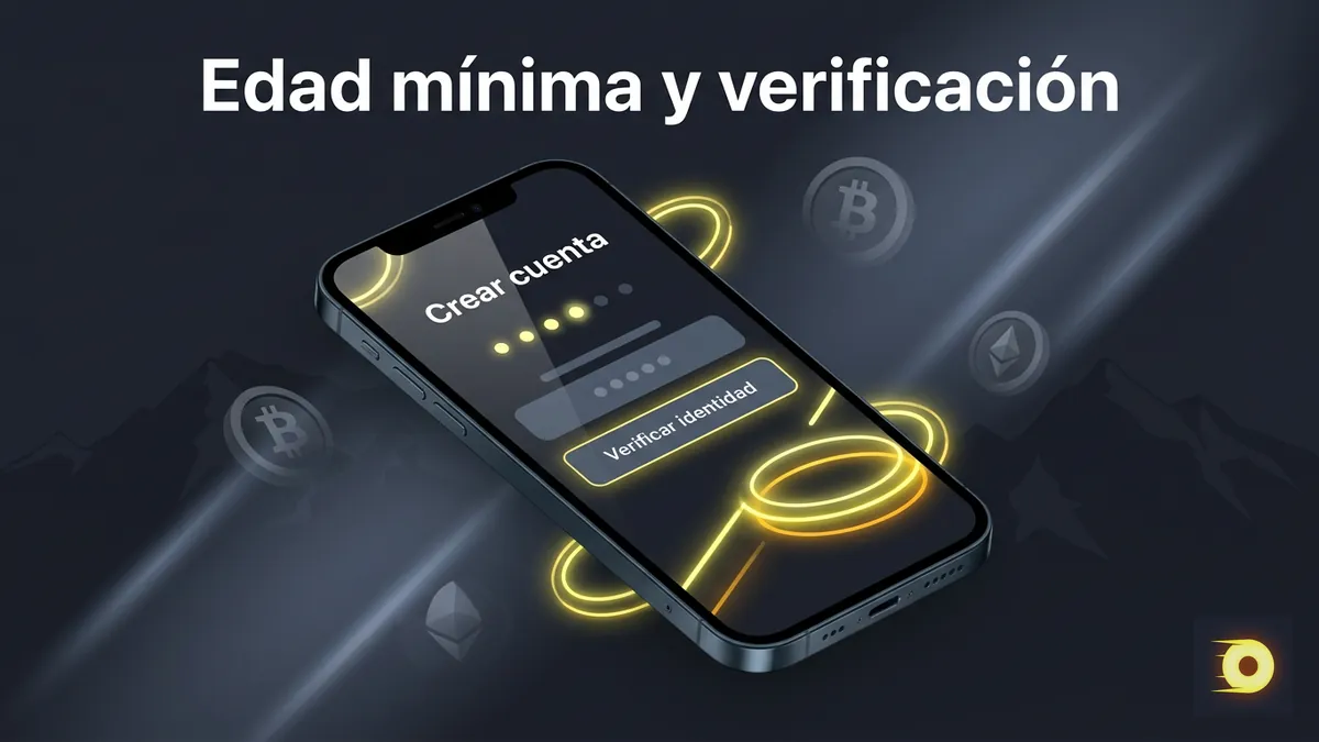 Mockup de registro con verificación de identidad para usar Rollbit Chile desde los 18 años